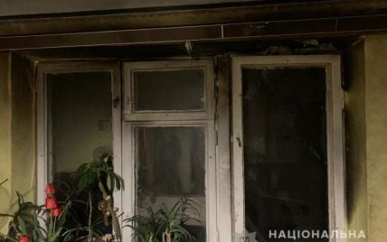 У Києві п'яний чоловік після сварки з дружиною підпалив балкон власної квартири (фото)