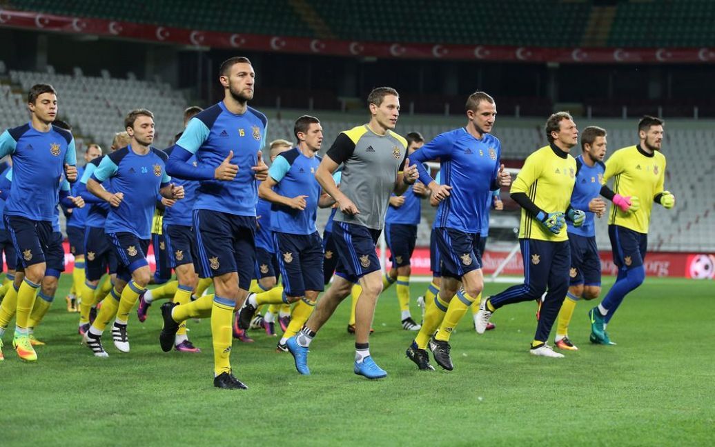 Збірна України провела тренування на стадіоні " Конья Бююкшехир ". / © ФФУ