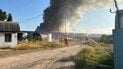 Fire in the Kyiv region after the attack, September 16