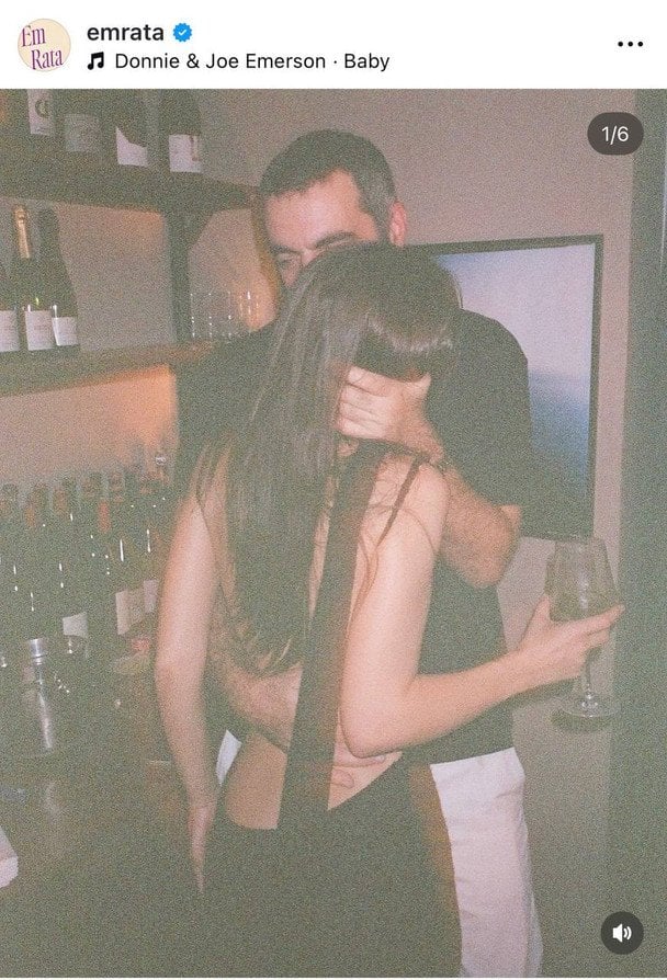 Эмили Ратажковски и Ромен Гаврас / © Instagram Эмили Ратажковски