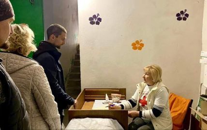 На Луганщині Червоний Хрест облаштував медичний пункт для хворих пацієнтів (фото)