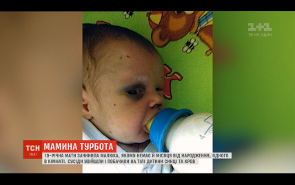 В Ровно мать оставила младенца в общежитии и исчезла. Малыша нашли едва живого после ее избиения