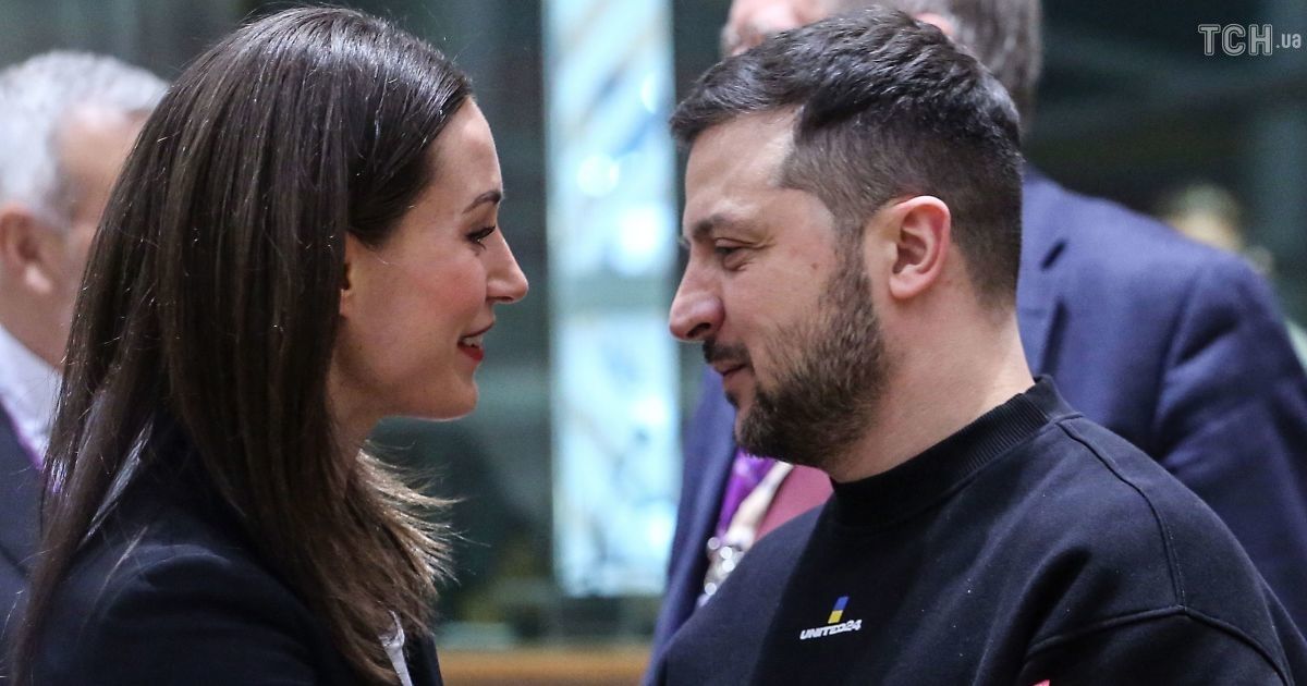 Санна Марін і Володимир Зеленський