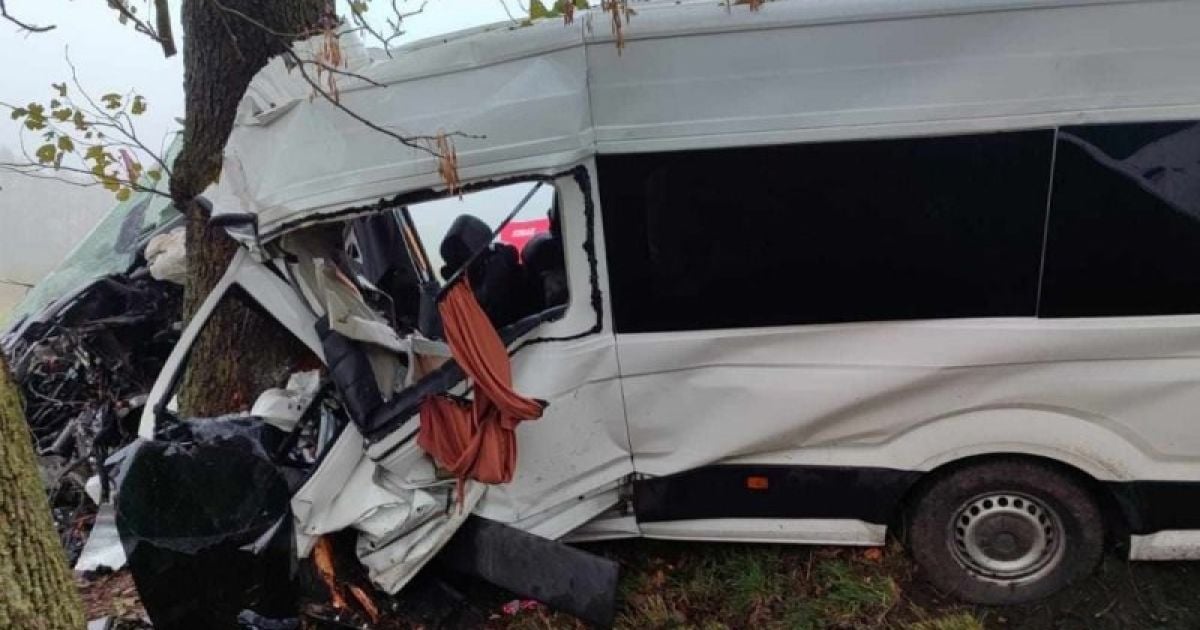 Смертельная авария с украинскими в Польше. Фото: Gazeta Wyborcza