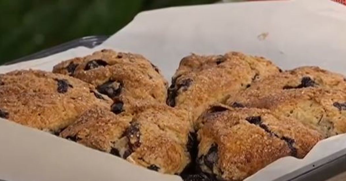 Ягодные сконы по рецепту Руслана Сеничкина