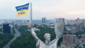 У Києві на Батьківщину-Матір почепили прапор "Україна за сім'ю" у відповідь на акцію ЛГБТ-активістів