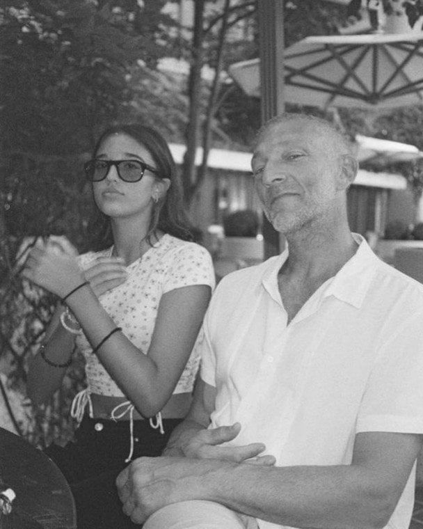 Венсан Кассель з донькою Леоні / © instagram.com/vincentcassel