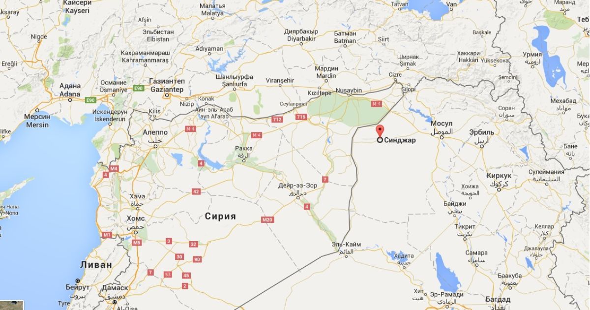 Город расположен в непосредственной близости к границе с Сирией и Турцией / © Google Maps