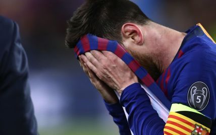 Мессі розплакався у роздягальні після вильоту "Барселони" з Ліги чемпіонів - ЗМІ