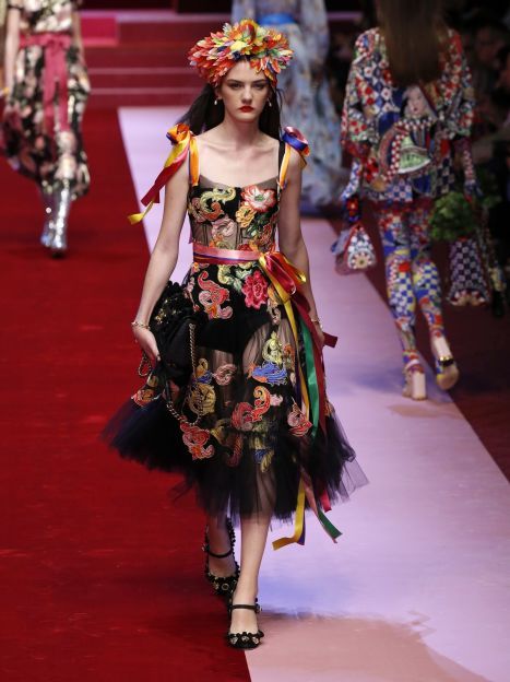 Коллекция Dolce&Gabbana прет-а-порте сезона весна-лето 2018 / © East News