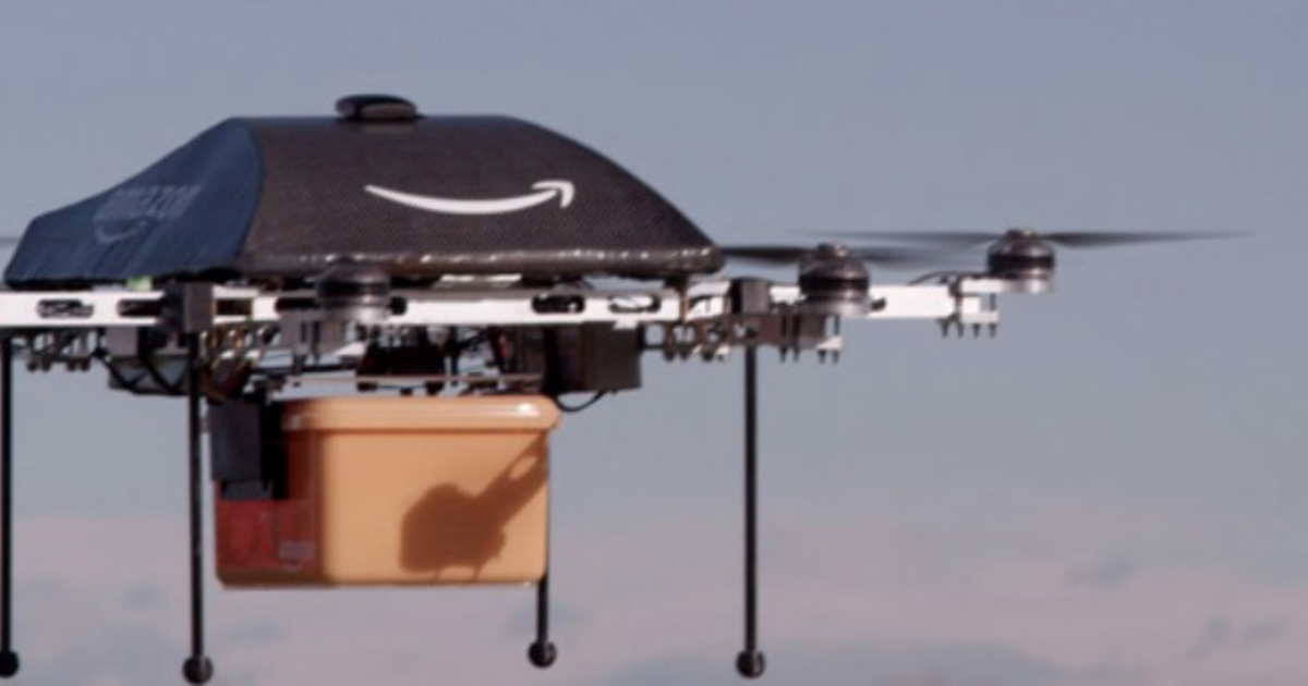 Дронами уже пользуется интернет-сервис по продаже товаров Amazon