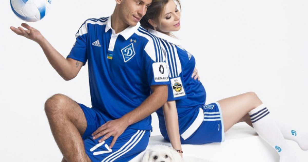 Жена футболиста "Динамо" романтично поздравила любимого с днем рождения