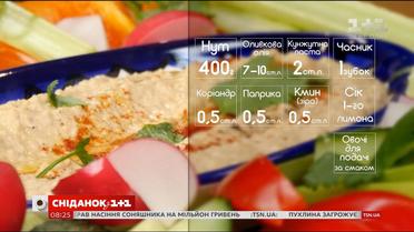 Веганський соус Хумус – рецепти Насирова