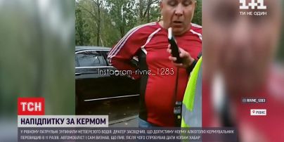 Відкусив трубку від драгера: у Рівному патрульні зупинили водія у стані алкогольного сп'яніння