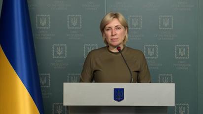 Ирина Верещук рассказывает о результатах работы гуманитарных коридоров 17 марта