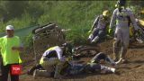 На Буковине во время мотогонок травмировался чемпион мира по мотокроссу