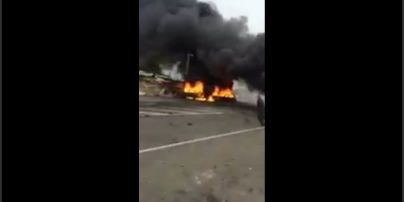 В Дагестане у поста ГАИ взорвался автомобиль: есть пострадавшие