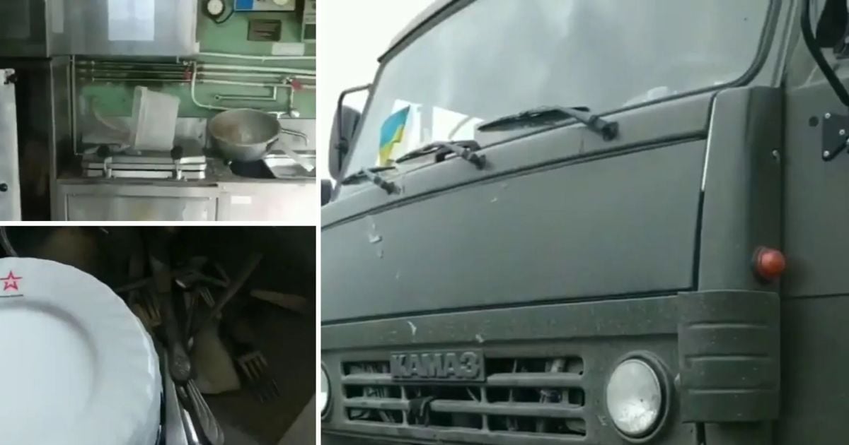 Украинские защитники захватили у оккупантов новенькую полевую кухню (видео)