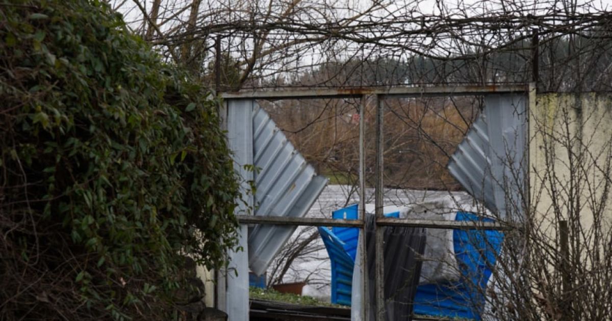 Наслідки ракетного удару по Київщині