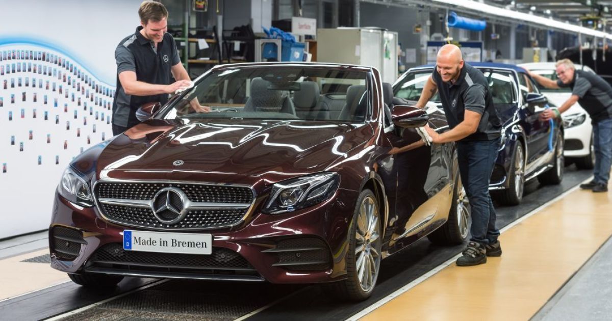 В Германии начался серийный выпуск нового кабриолета Mercedes-Benz E-Class