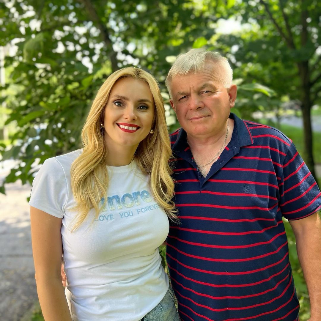 Ирина Федишин с отцом / © instagram.com/irynafedyshyn