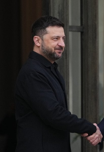 Зеленский и Макрон