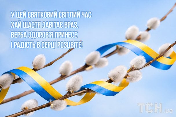 Привітання з Вербною неділею / © ТСН