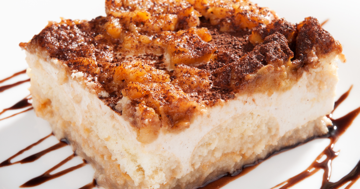 Как приготовить карамельно-яблочное тирамису.