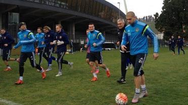 Сборная Украины начала подготовку ко второму матчу против Словении в Мариборе. / © ФФУ