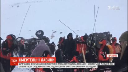Сходження лавини на сході Туреччини: другу добу триває рятувальна операція