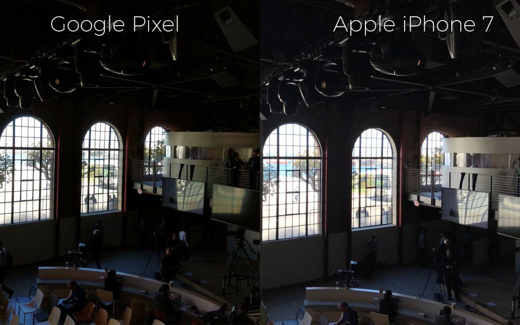 Pixel опережает в рейтинге iPhone7 на 3 балла / © Phandroid
