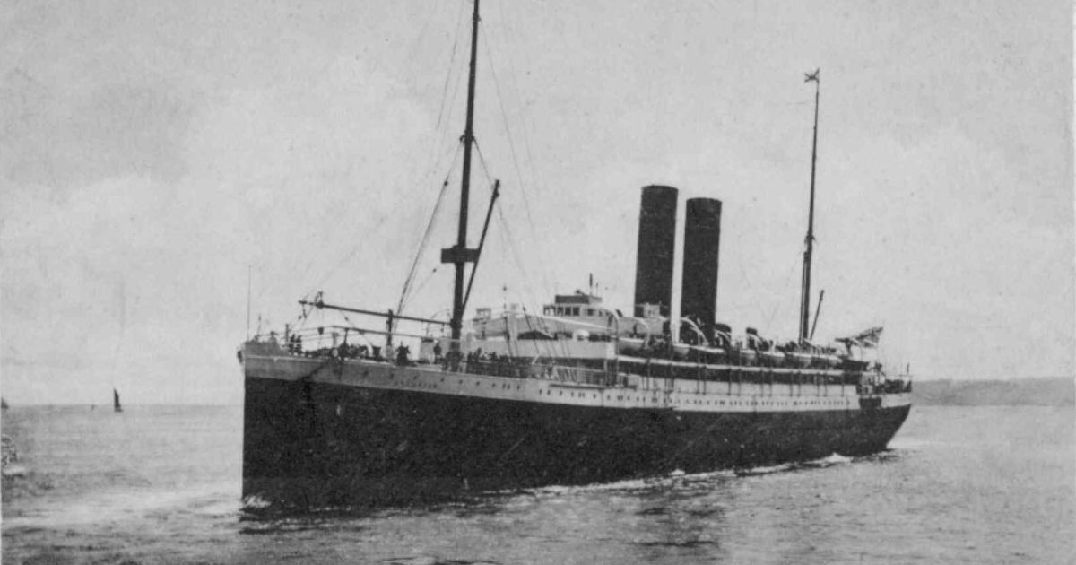 Океанский лайнер Arcadian затонул у греческого острова Сифнос в 1917 году