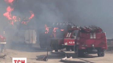 Военные Нацгвардии будут помогать тушить пожар в Василькове