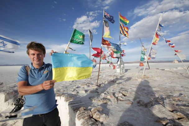 Дмитро Комаров у Болівії / © пресслужба каналу "1+1"