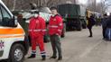Карантин у Нових Санжарах. В Мережі з'явилося відео, як завозять продукти евакуйованим з Уханя