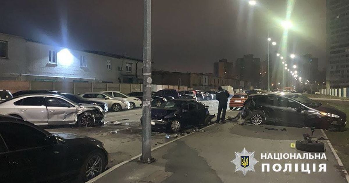 Місце ДТП в Києві
