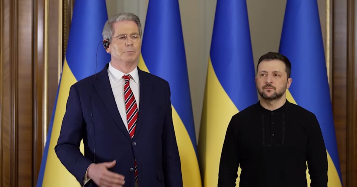 Володимир Зеленський і Скот Бессент