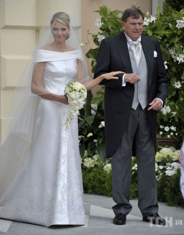 Княгиня Монако Шарлін у день весілля / © Associated Press