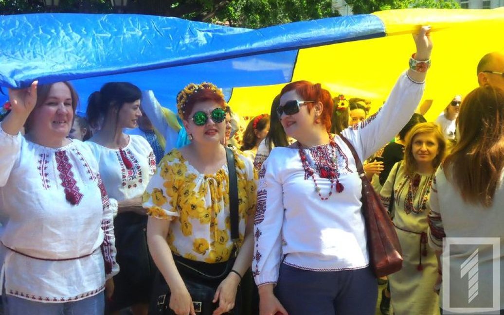 Марш в вышиванках в Одессе / © Первый городской