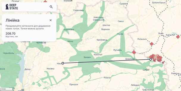 Nizhyn on the map