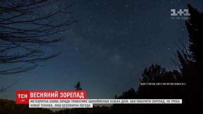 Українці мають можливість побачити у небі унікальне явище - метеоритну зливу Ліриди