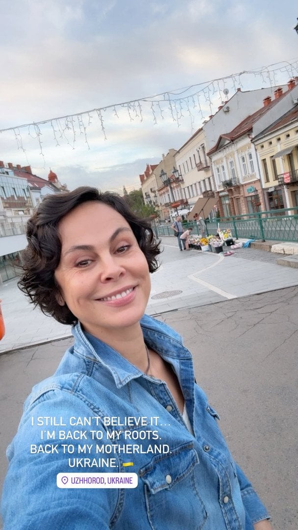 Наталія Єгорова в Україні / © instagram.com/natalia_yegorova