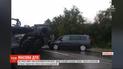 На трасі Київ-Чоп зіткнулося одразу чотири автомобілі, один з водіїв зазнав травм