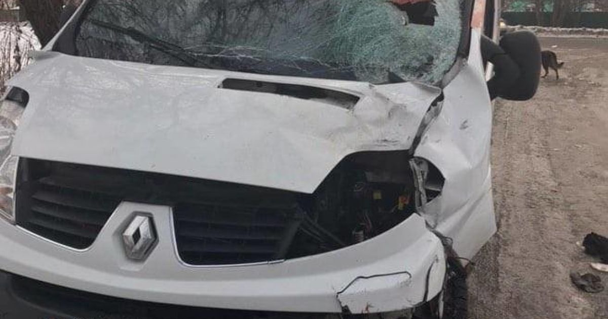 Під Києвом водій буса Renault на смерть збив пішохода і утік