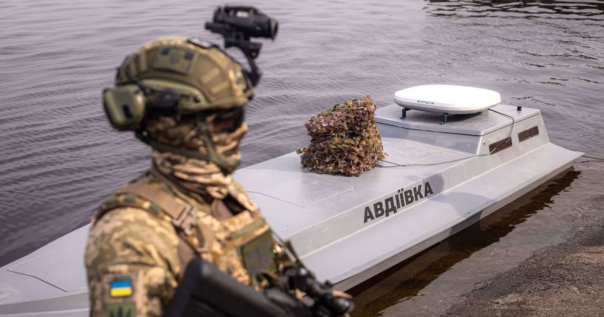 Перший зразок нового морського дрона отримав назву "Авдіївка"