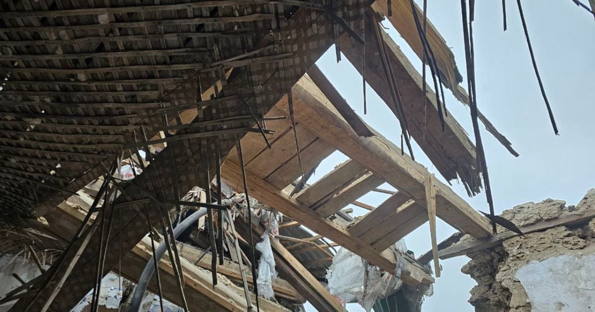 Разрушение в Херсоне после обстрела 12 декабря