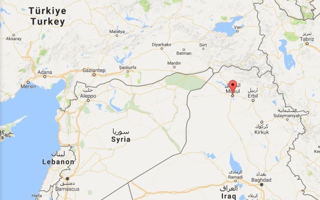 Отныне путь к Мосулу, последнему крупнейшему средоточию ИГ в Ираке, &mdash; открытый / © Google Maps