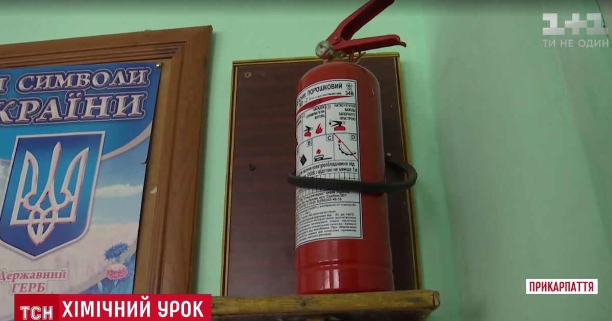 На Прикарпатье у школьницы на уроке химии вспыхнули волосы