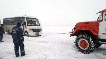 негода на полтавщині, снігопад, рятувальники_5 / © Управление ГСЧС в Полтавской области