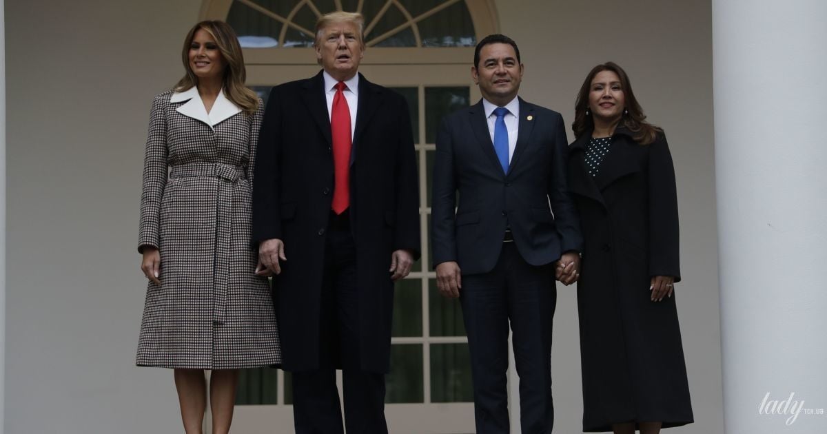 Меланія і Дональд Трамп з президентським подружжям Гватемали